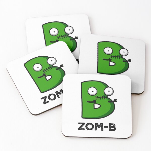 Item preview, Zom-B Funny Halloween Zombie Alphabet B Puns  designed and sold by punnybone.