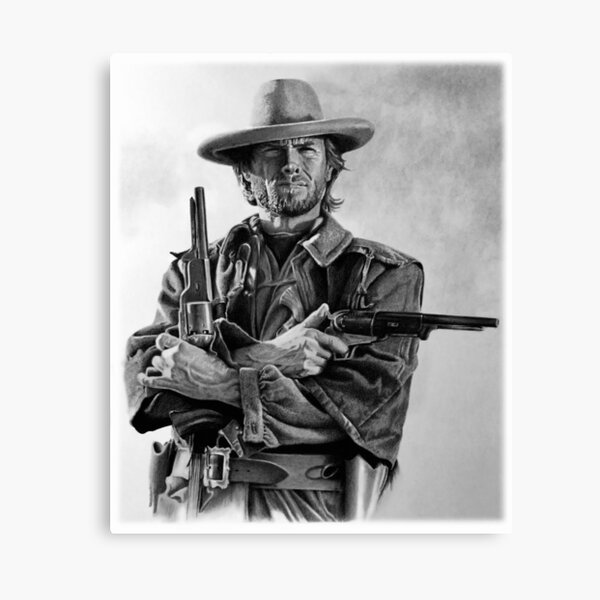 Clint Eastwood Canvas Prints Redbubble