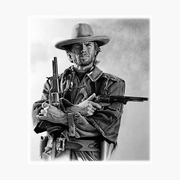 Item preview, Clint Eastwood Josey Wales  drawing designed and sold by Petersnook.