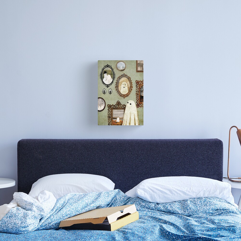 There's A Ghost in the Portrait Gallery Canvas Print