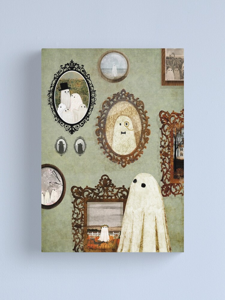 Alternate view of There's A Ghost in the Portrait Gallery Canvas Print