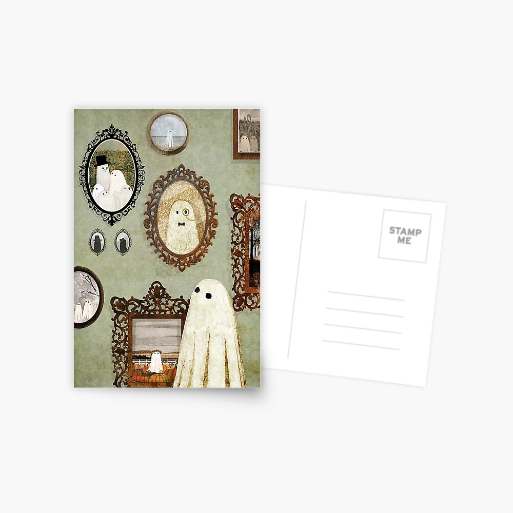 There's A Ghost in the Portrait Gallery Postcard