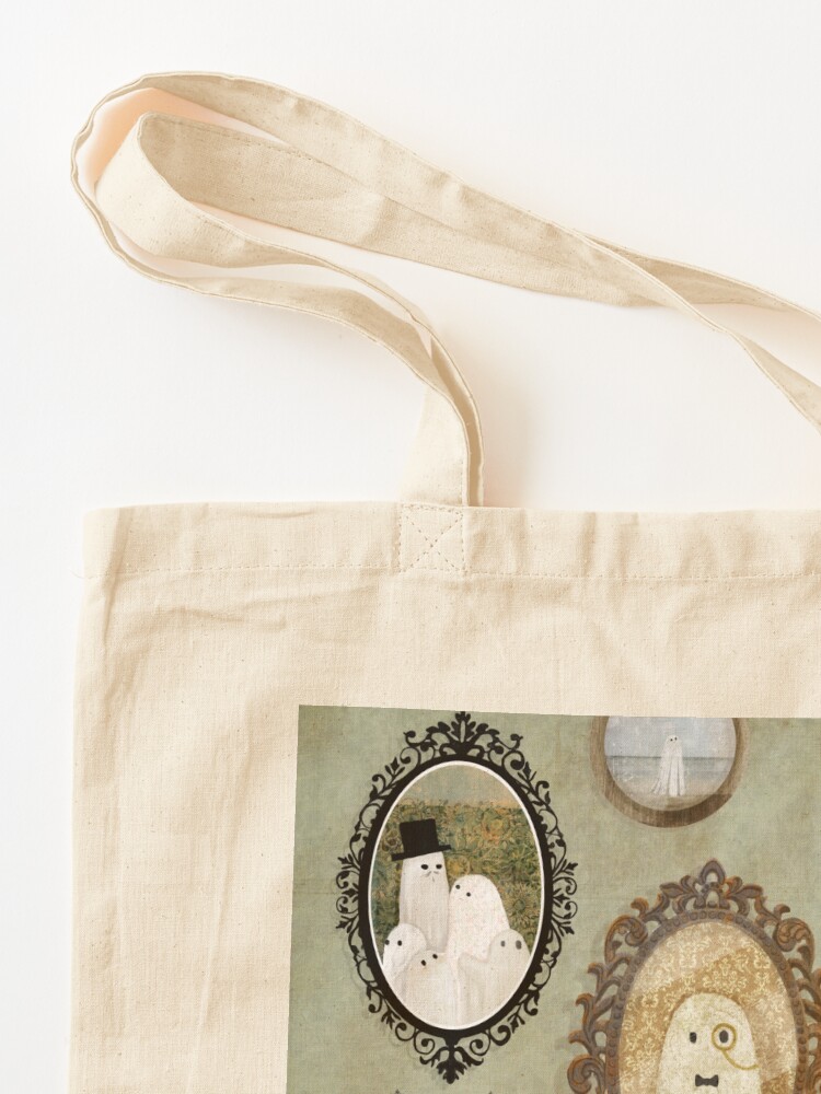 Alternate view of There's A Ghost in the Portrait Gallery Tote Bag