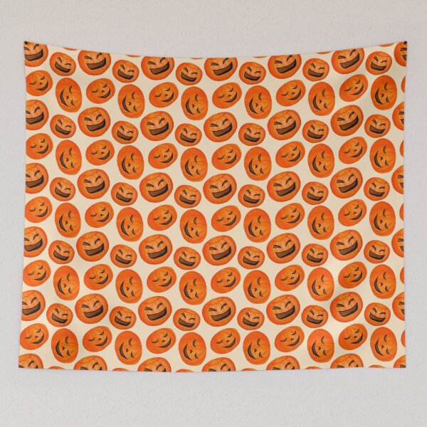 Item preview, Watercolor Pumpkins Pattern Vintage Design designed and sold by The Little Wood Cottage.