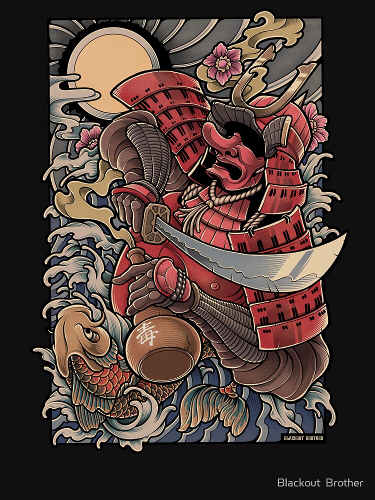 Yopparai - The drunken Samurai by BlackoutStore