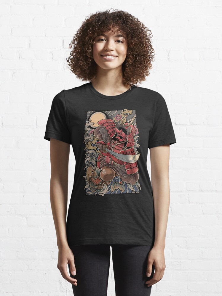 Alternate view of Yopparai - The drunken Samurai Essential T-Shirt