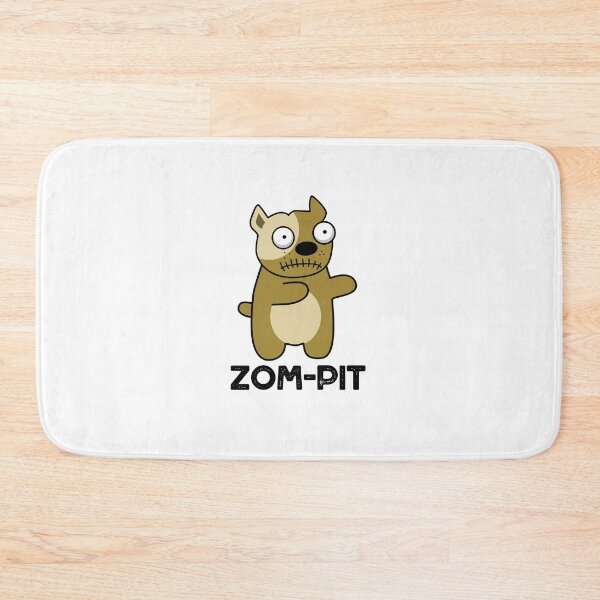 Item preview, Zom-pit Halloween Funny Zombie Pit Bull Puns  designed and sold by punnybone.