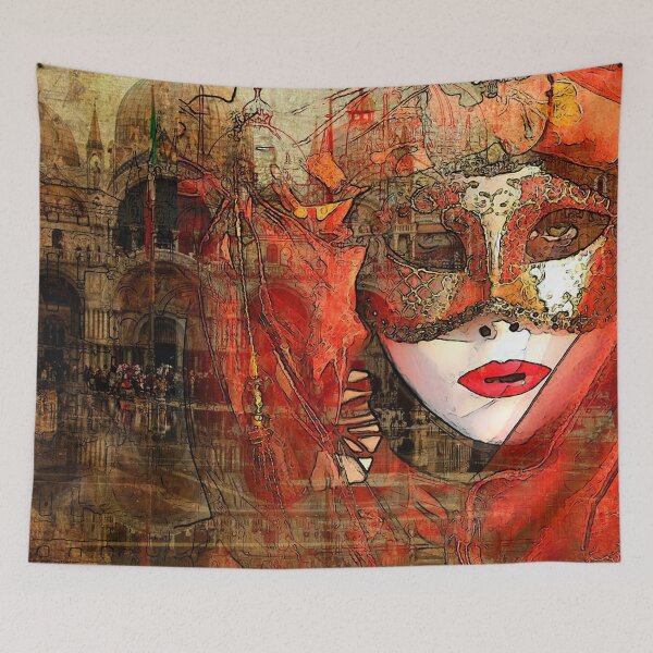 Item preview, Mask Red Sultana designed and sold by CatCoconut-Art.
