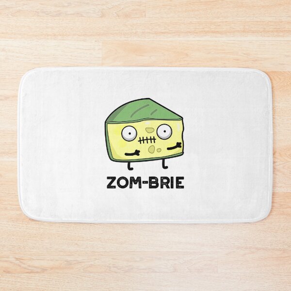Item preview, Zom-brie Halloween Funny Zombie Brie Cheese Puns  designed and sold by punnybone.