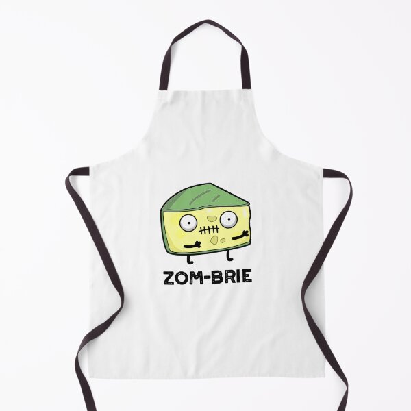 Item preview, Zom-brie Halloween Funny Zombie Brie Cheese Puns  designed and sold by punnybone.