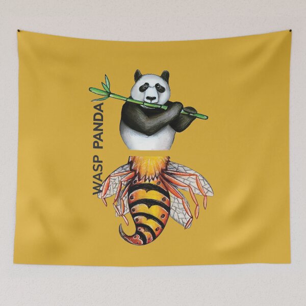 Item preview, WASP PANDA by FrankenDuo yellow designed and sold by FrankenDuo.