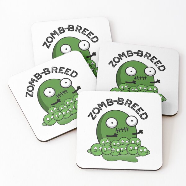 Item preview, Zom-breed Halloween Funny Zombie Breed Puns  designed and sold by punnybone.
