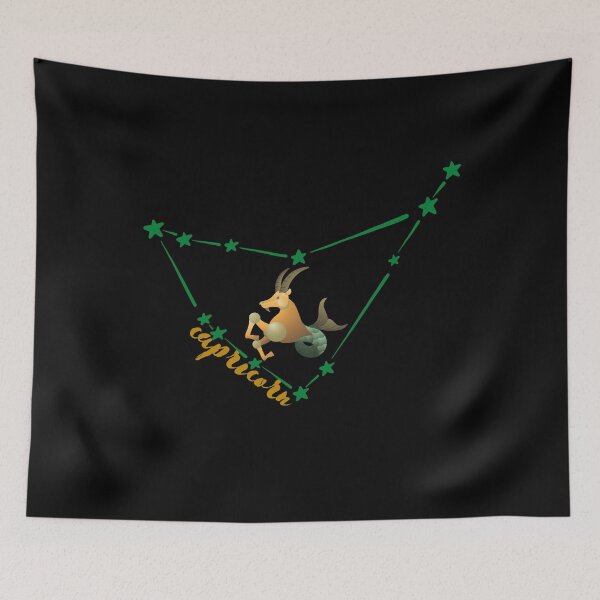 Item preview, Zodiac Star Sign: Colorful Capricorn Constellation designed and sold by LilWildflowers.