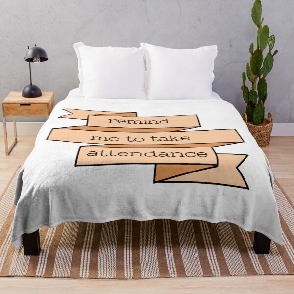 Item preview, Remind me to take attendance banner design  designed and sold by WildeandCo.