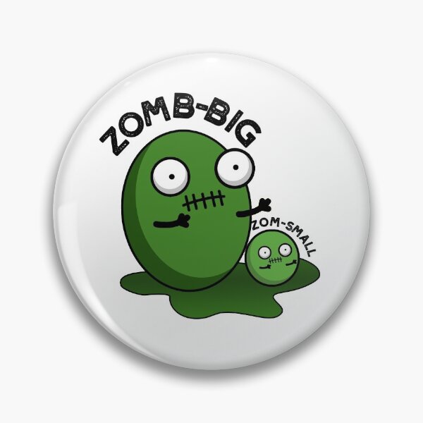 Item preview, Zom-big Zom-small Cute Halloween Zombie Pun  designed and sold by punnybone.