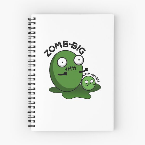 Item preview, Zom-big Zom-small Cute Halloween Zombie Pun  designed and sold by punnybone.