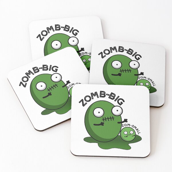 Item preview, Zom-big Zom-small Cute Halloween Zombie Pun  designed and sold by punnybone.