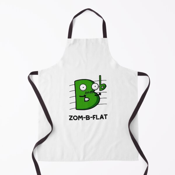 Item preview, Zom-B-Flat Halloween Funny Zombie Music Puns  designed and sold by punnybone.