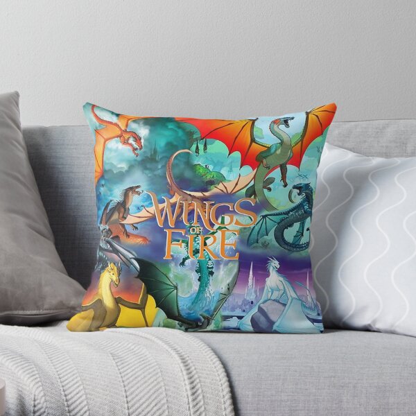 Wings Of Fire All Dragon Series Throw Pillow By Celestyaldreams Redbubble