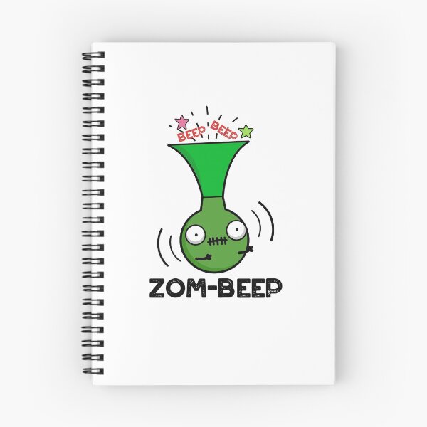 Item preview, Zom-beep Halloween Funny Zombie Honker Puns  designed and sold by punnybone.