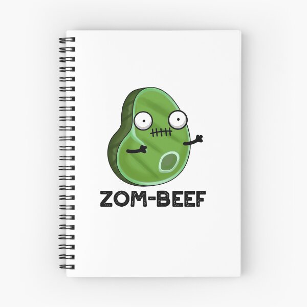 Item preview, Zom-beef Halloween Funny Zombie Meat Puns  designed and sold by punnybone.