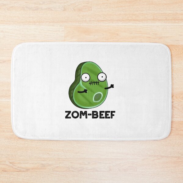 Item preview, Zom-beef Halloween Funny Zombie Meat Puns  designed and sold by punnybone.