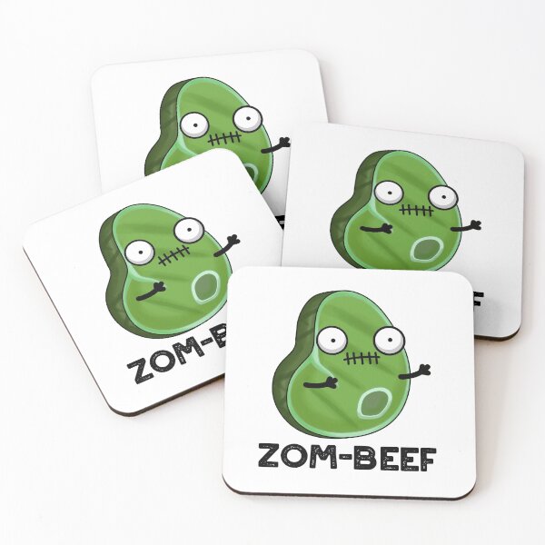 Item preview, Zom-beef Halloween Funny Zombie Meat Puns  designed and sold by punnybone.