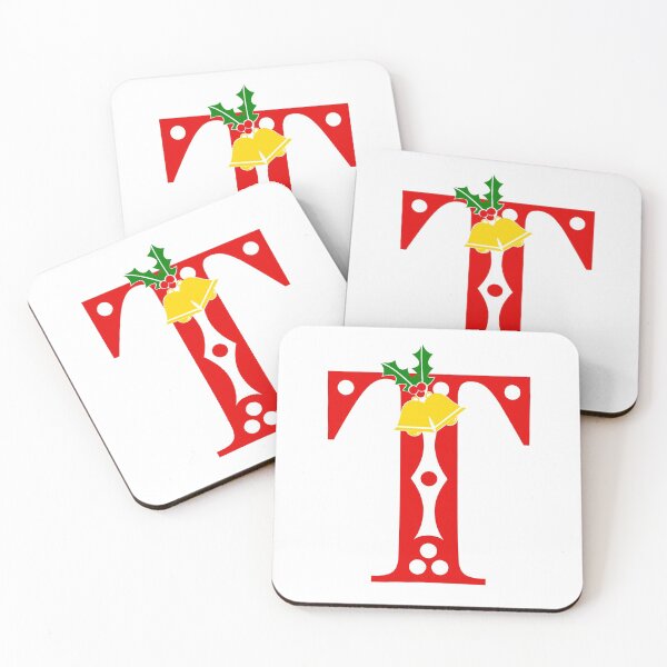 Item preview, Letra del alfabeto decorativo - T inicial - Regalo de Navidad personalizado designed and sold by MonogramHQ.