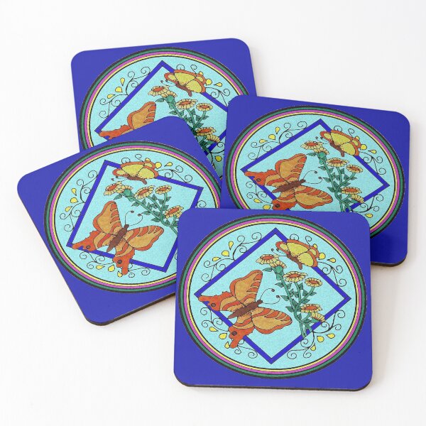 Item preview, Butterflies and Flowers Roundel designed and sold by sharpie.