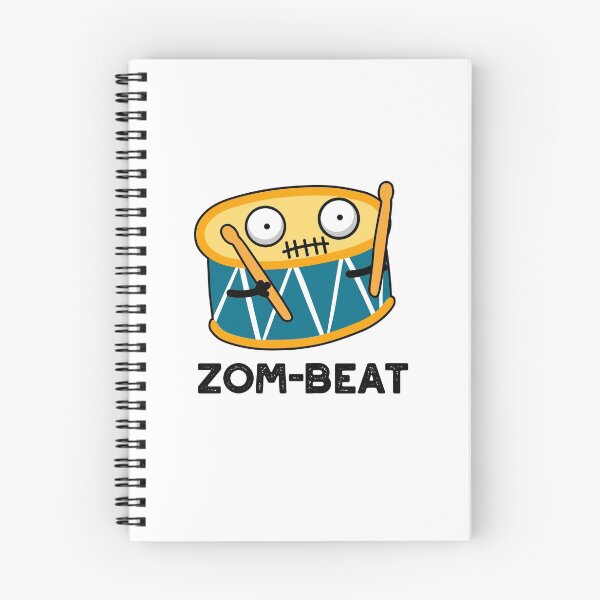 Item preview, Zom-beat Halloween Funny Zombie Drum Puns designed and sold by punnybone.