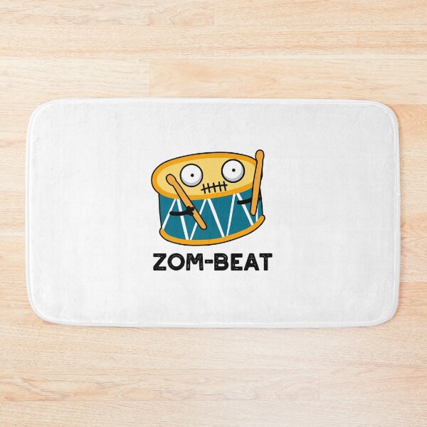 Item preview, Zom-beat Halloween Funny Zombie Drum Puns  designed and sold by punnybone.