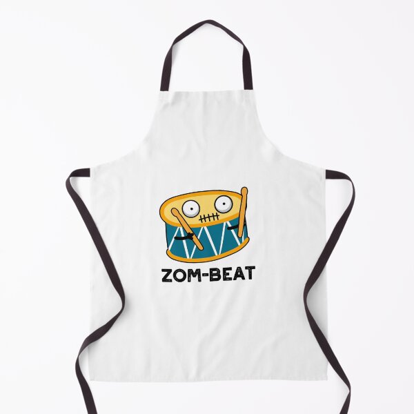 Item preview, Zom-beat Halloween Funny Zombie Drum Puns  designed and sold by punnybone.
