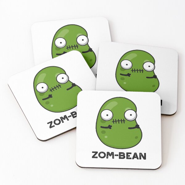 Item preview, Zom-bean Halloween Funny Zombie Bean Puns  designed and sold by punnybone.