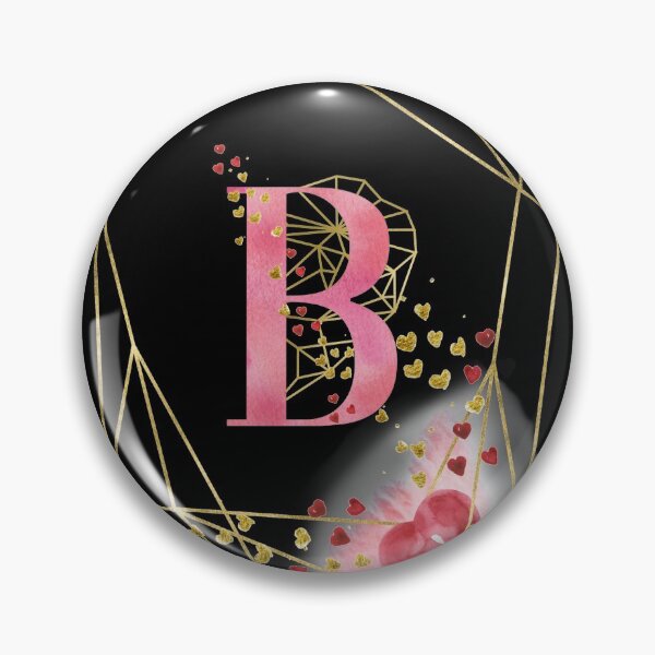 Item preview, Pink Gold Monogram B designed and sold by ElenaDanilo.