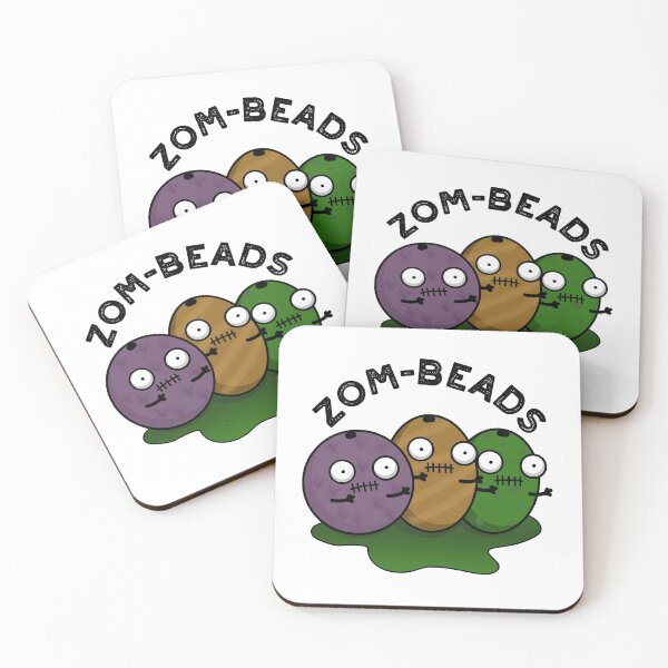 Item preview, Zom-beads Cute Halloween Zombie Beads Pun designed and sold by punnybone.