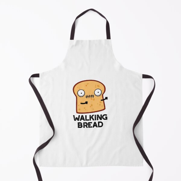 Item preview, Walking Bread Cute Halloween Zombie Food Pun  designed and sold by punnybone.