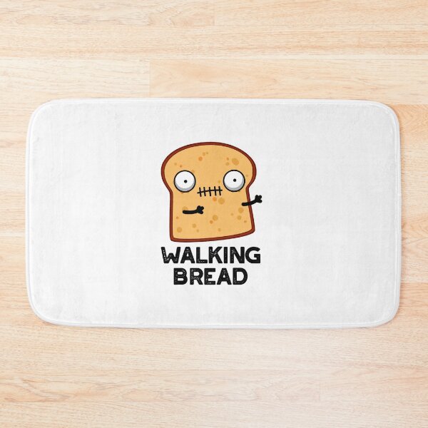 Item preview, Walking Bread Cute Halloween Zombie Food Pun  designed and sold by punnybone.