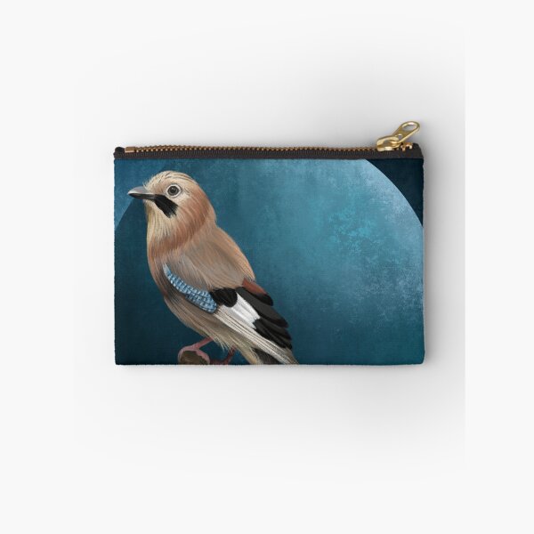 Item preview, Eurasian Jay bird background illustration designed and sold by nightlyforest.