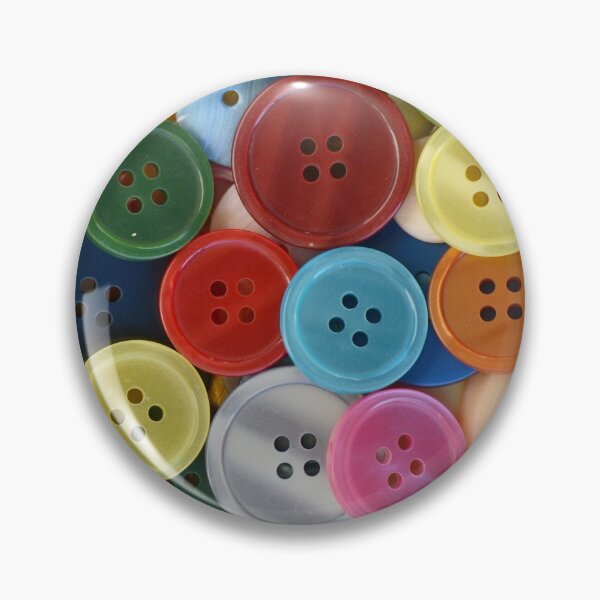 Item preview, Colorful Button Pile Pattern designed and sold by luchik-and-co.