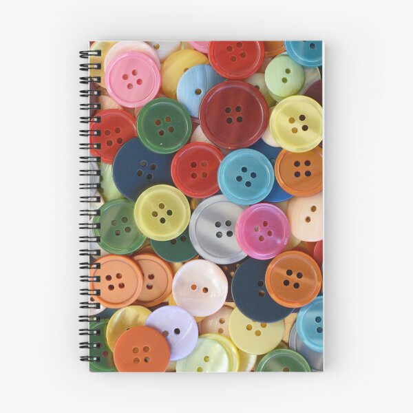 Item preview, Colorful Button Pile Pattern designed and sold by luchik-and-co.