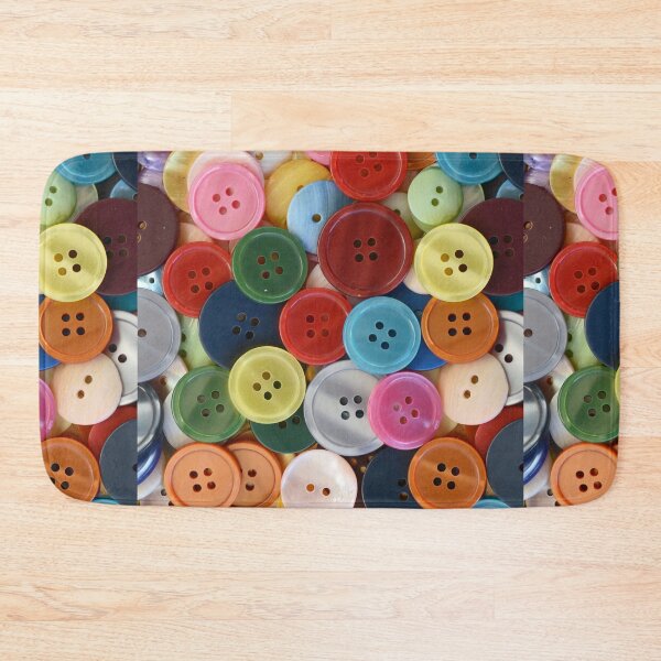 Item preview, Colorful Button Pile Pattern designed and sold by luchik-and-co.