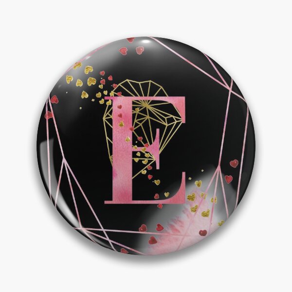 Item preview, Pink Gold Monogram E designed and sold by ElenaDanilo.