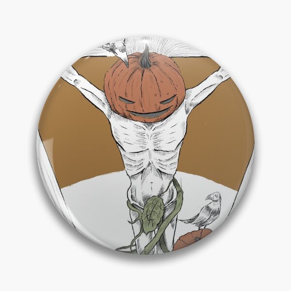 Item preview, Pumpkin Jesus designed and sold by RatKingRatz.