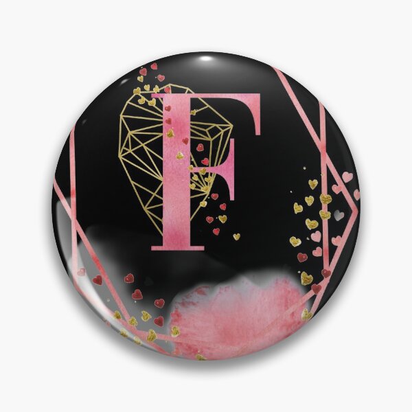 Item preview, Pink Gold Monogram F designed and sold by ElenaDanilo.