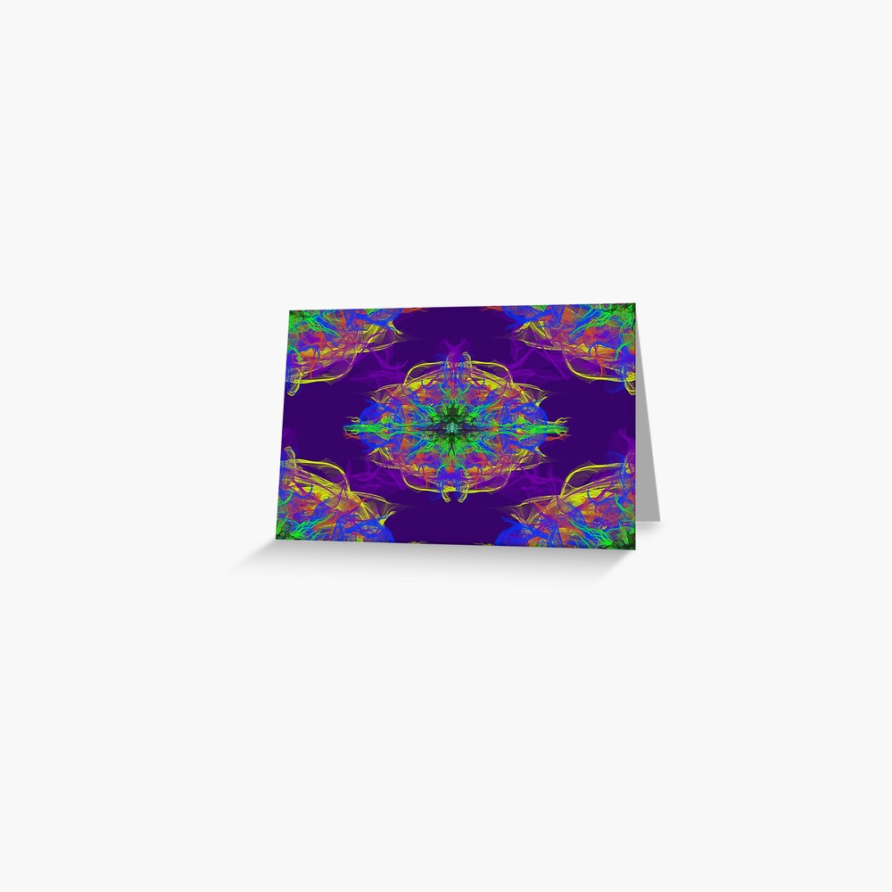 Psychedelic Greeting Card