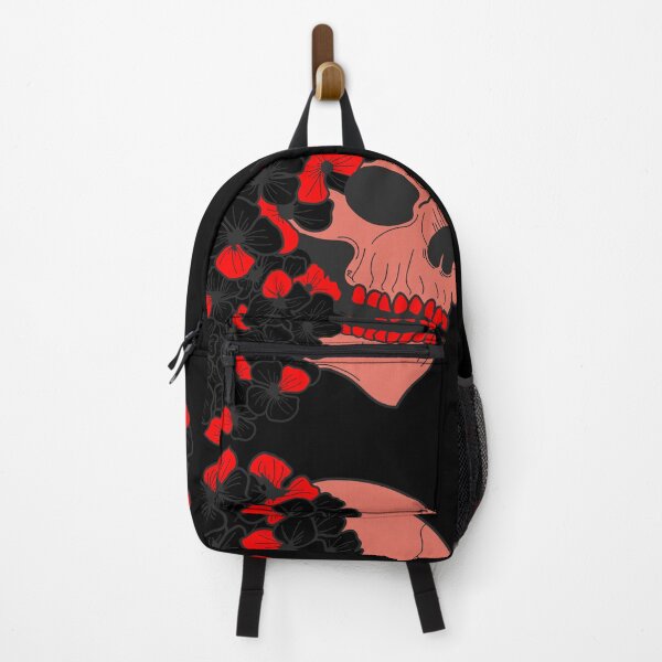 Item preview, Skull and red hydrangeas designed and sold by BV-creas.