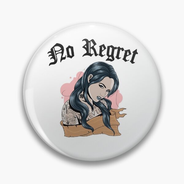 Item preview, No Regret Evil Goth Tattoo Girl designed and sold by darknessjeff86.
