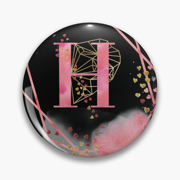 Item preview, Pink Gold Monogram H designed and sold by ElenaDanilo.