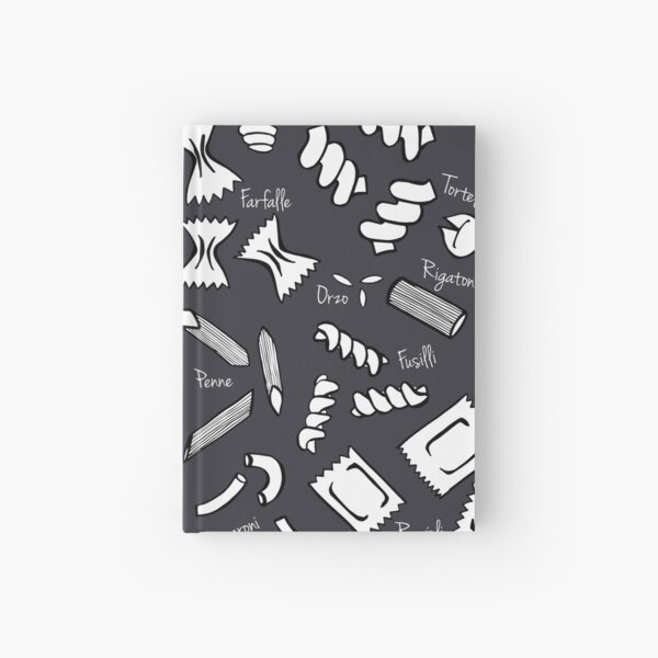 Pasta Chalkboard Print Hardcover Journal