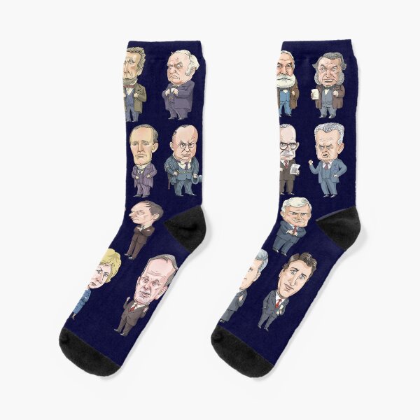 Canada's Prime Ministers Socks